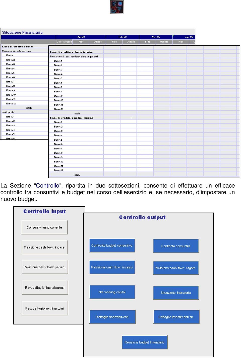 controllo tra consuntivi e budget nel corso dell