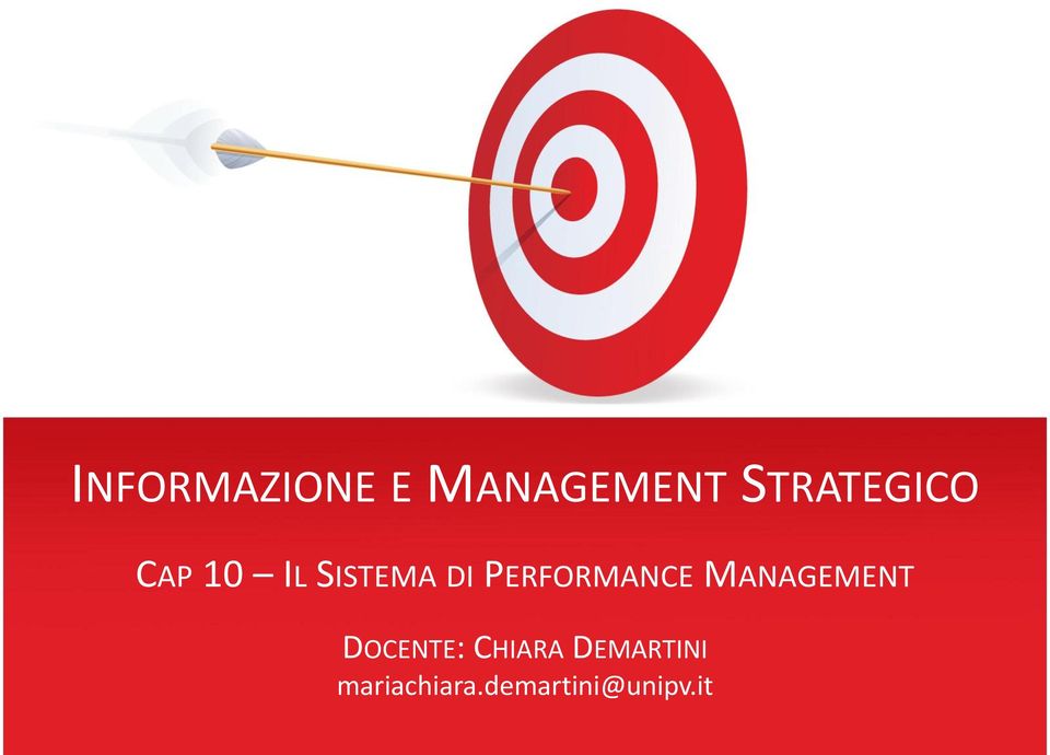 PERFORMANCE MANAGEMENT DOCENTE: