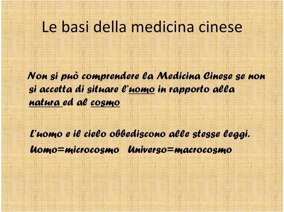 rapporto alla natura ed al cosmo L uomo e il cielo