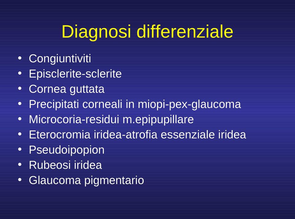 Microcoria-residui m.