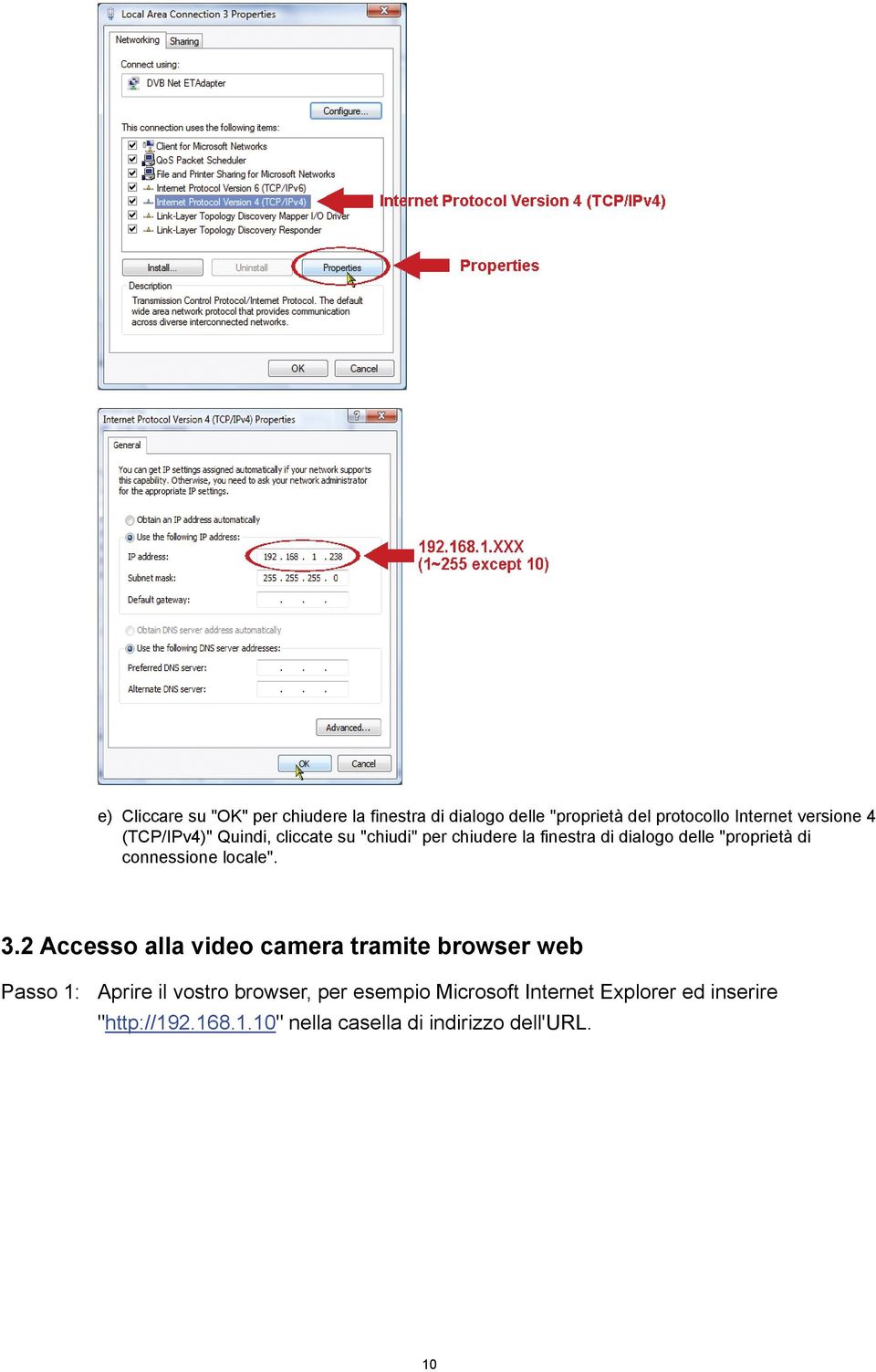 connessione locale". 3.