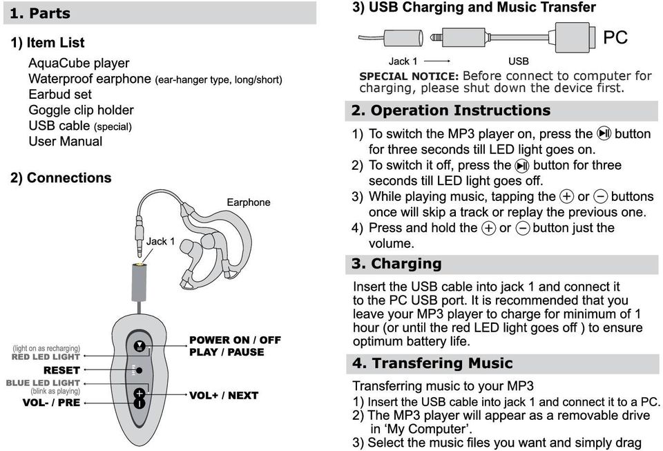 for charging, please