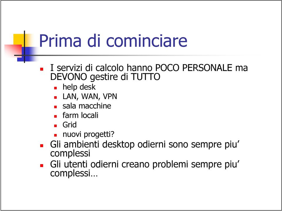 locali Grid nuovi progetti?