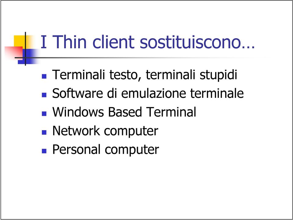 emulazione terminale Windows Based