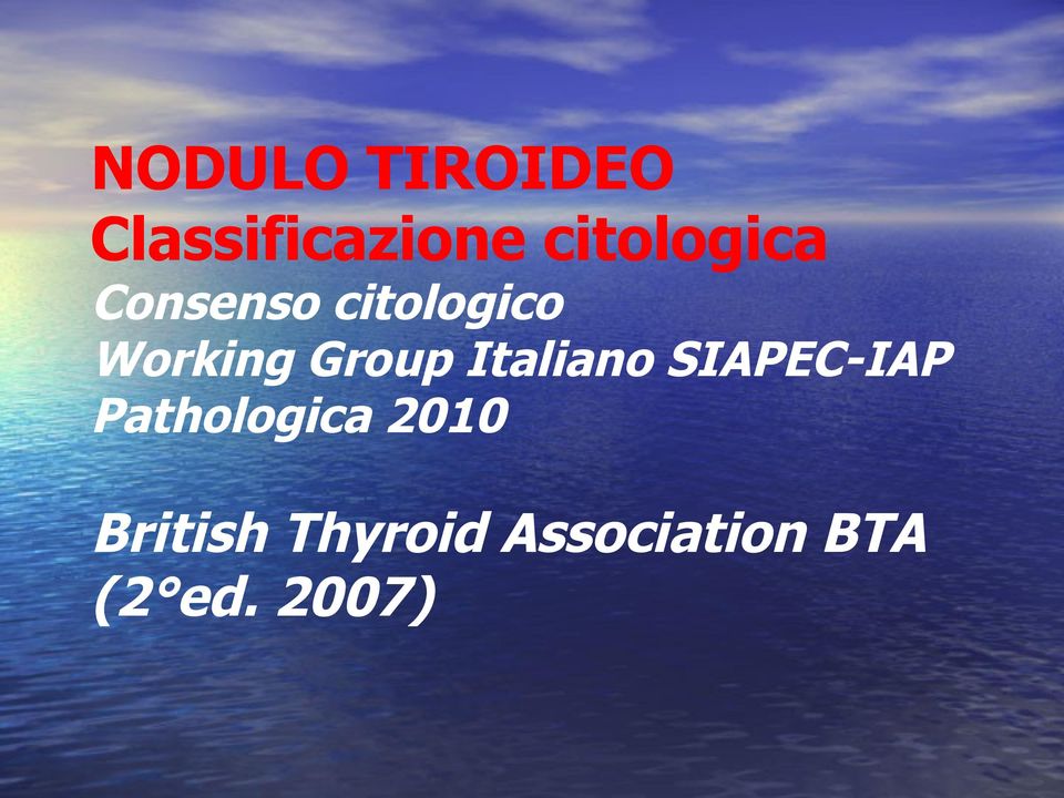 Group Italiano SIAPEC-IAP Pathologica