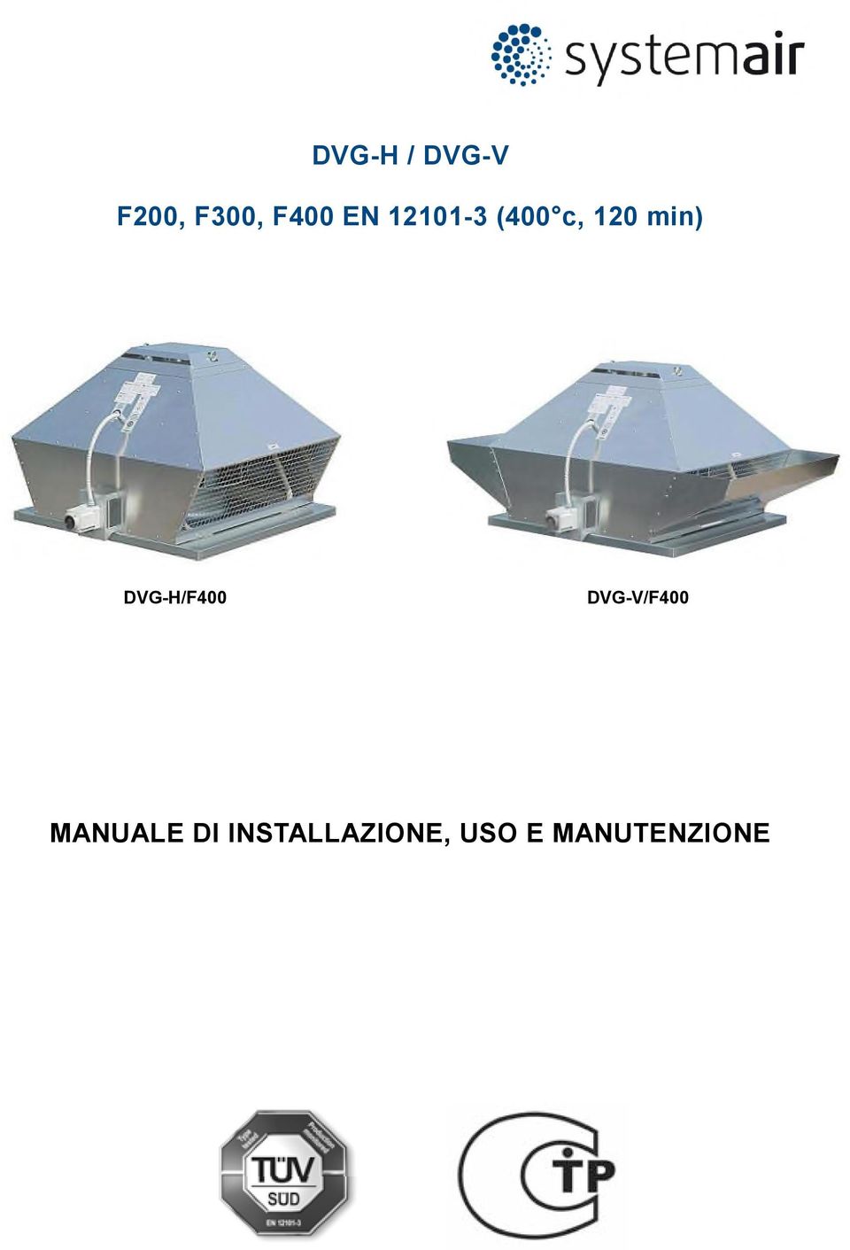 DVG-H/F400 DVG-V/F400 MANUALE