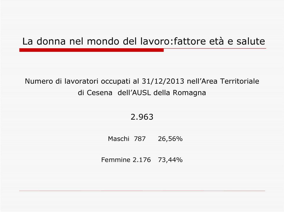 Cesena dell AUSL della Romagna 2.