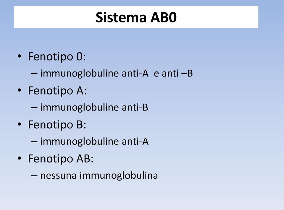 immunoglobuline anti-b Fenotipo B: