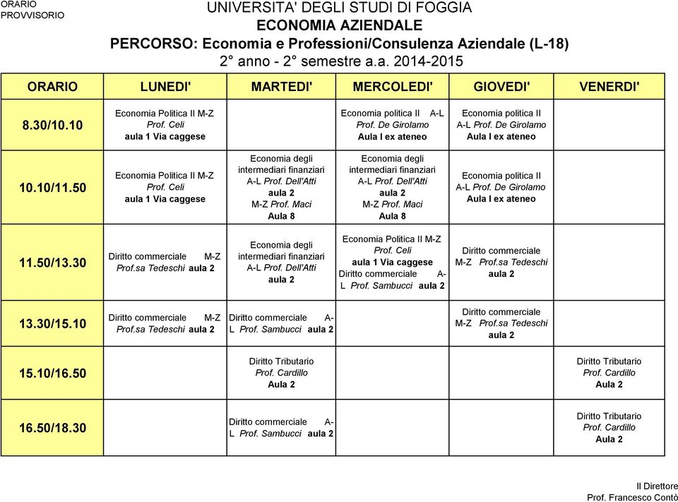 sa Tedeschi L Prof. Sambucci Diritto commerciale M-Z Prof.