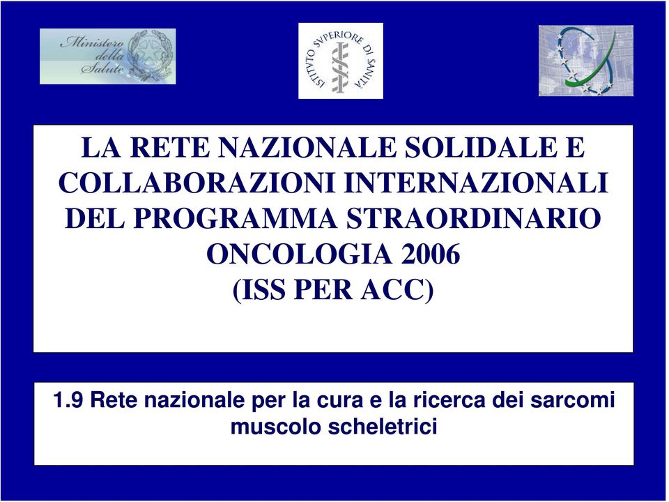 ONCOLOGIA 2006 (ISS PER ACC).