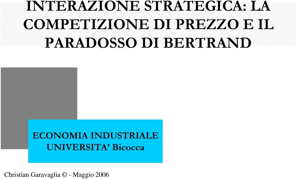 DI BERTRAND ECONOMIA INDUSTRIALE