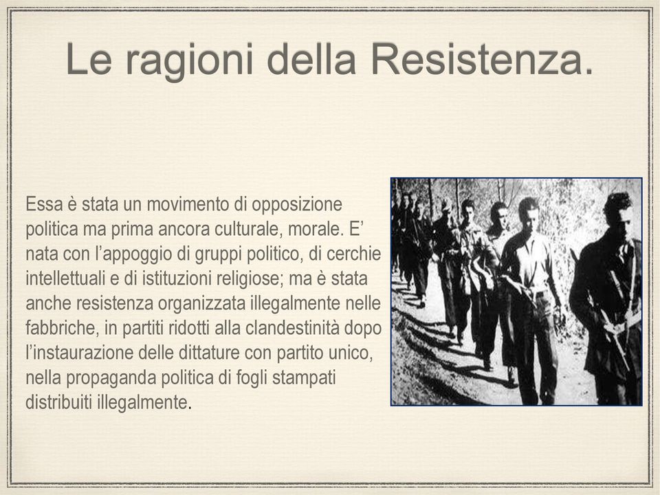 E nata con l appoggio di gruppi politico, di cerchie intellettuali e di istituzioni religiose; ma è stata