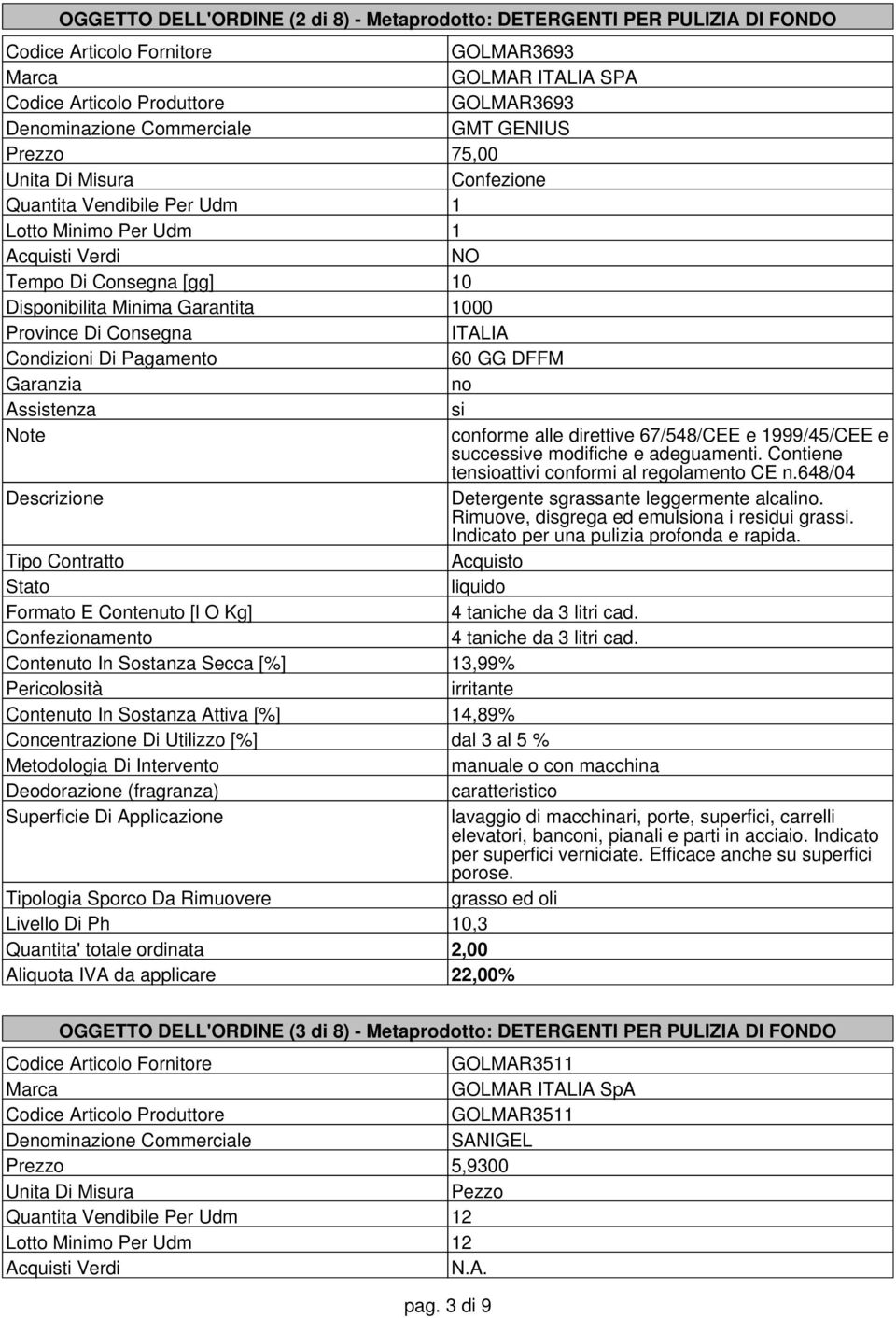 Contiene tenoattivi conformi al regolamento CE n.648/04 Detergente sgrassante leggermente alcali. Rimuove, disgrega ed emulona i redui gras. Indicato per una pulizia profonda e rapida.