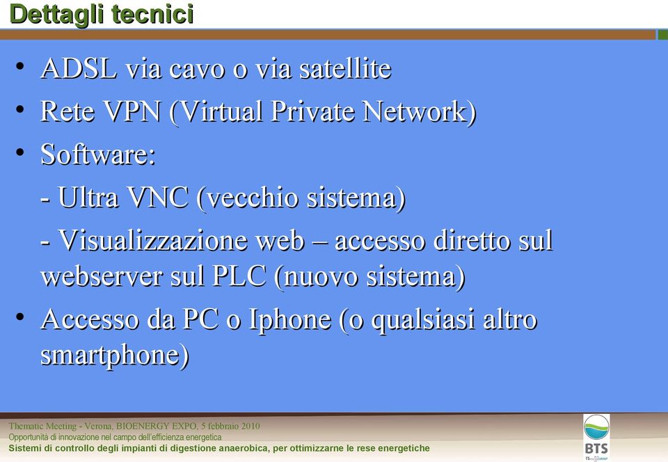 sistema) - Visualizzazione web accesso diretto sul webserver