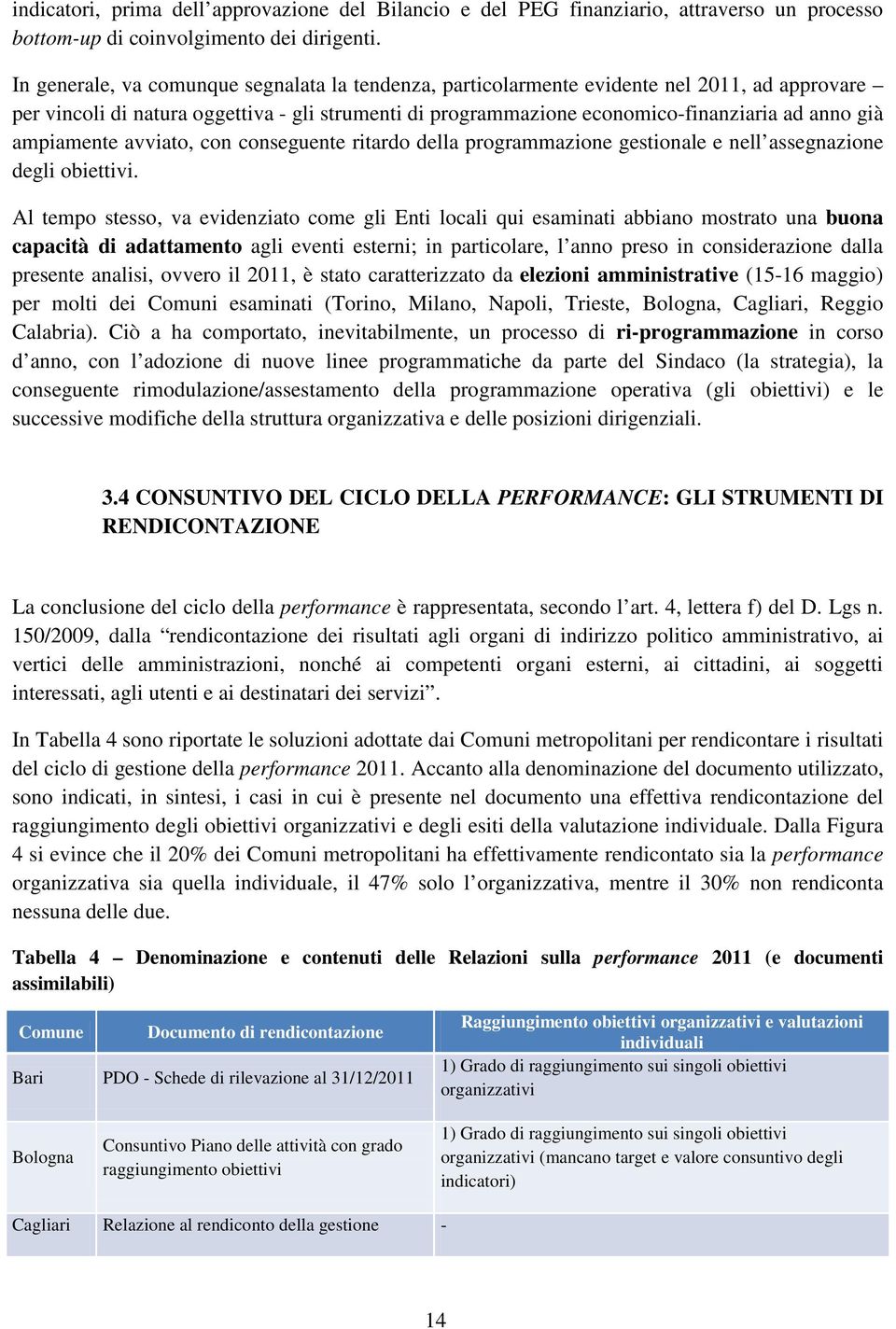 ampiamente avviato, con conseguente ritardo della programmazione gestionale e nell assegnazione degli obiettivi.