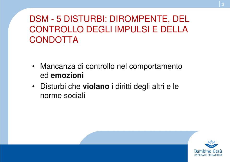 controllo nel comportamento ed emozioni