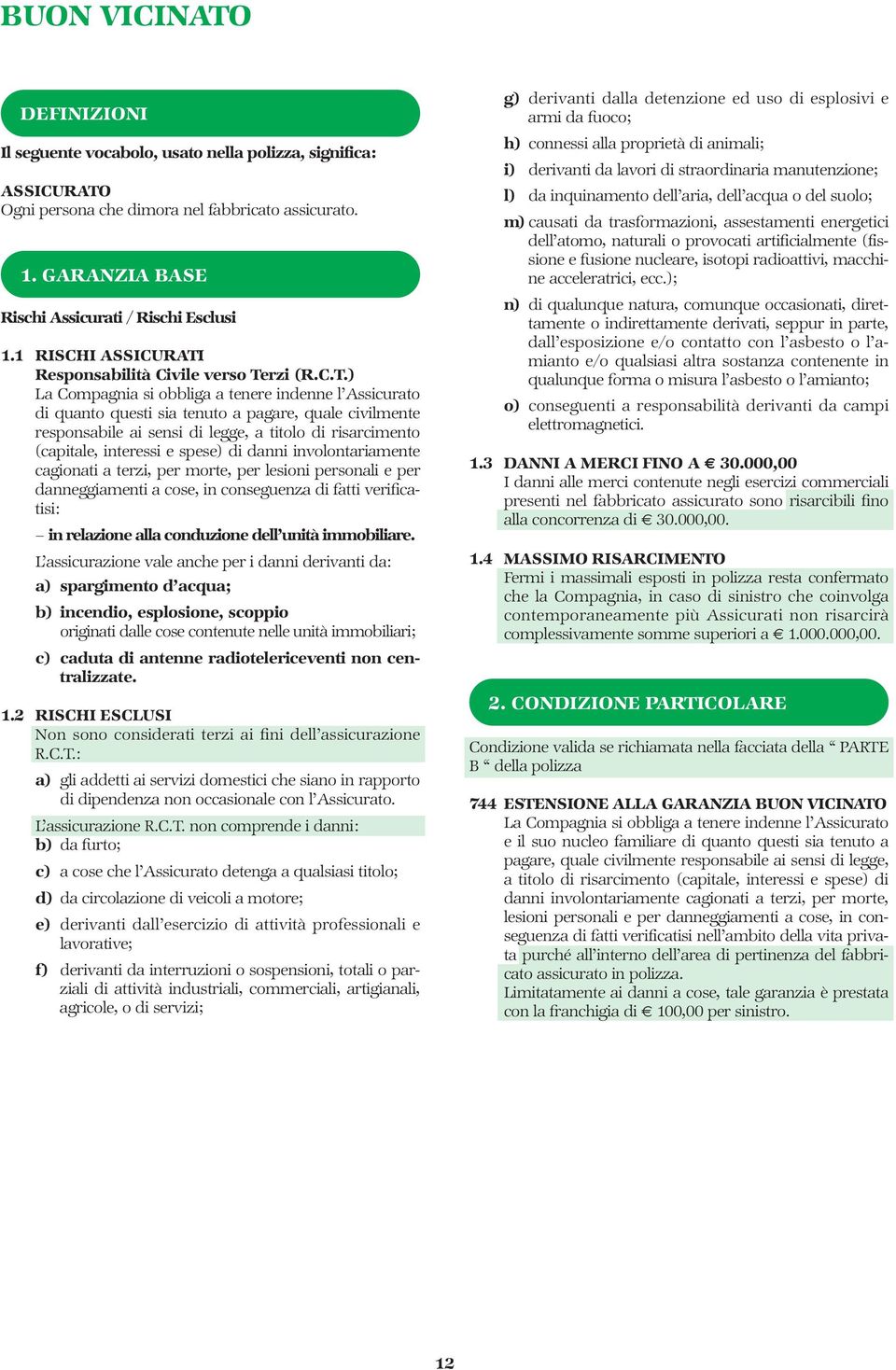 Responsabilità Civile verso Te