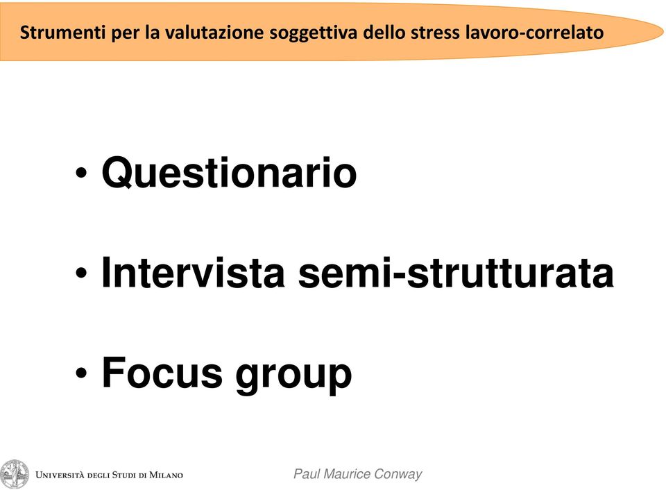 lavoro-correlato Questionario