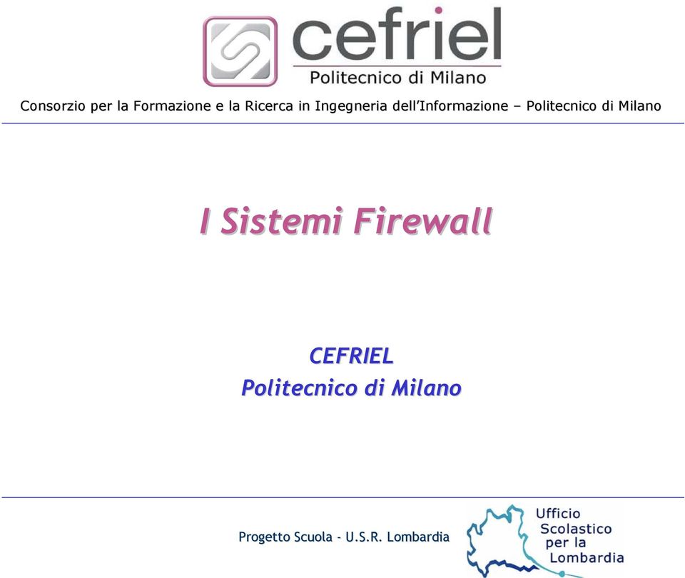 Informazione Politecnico di Milano