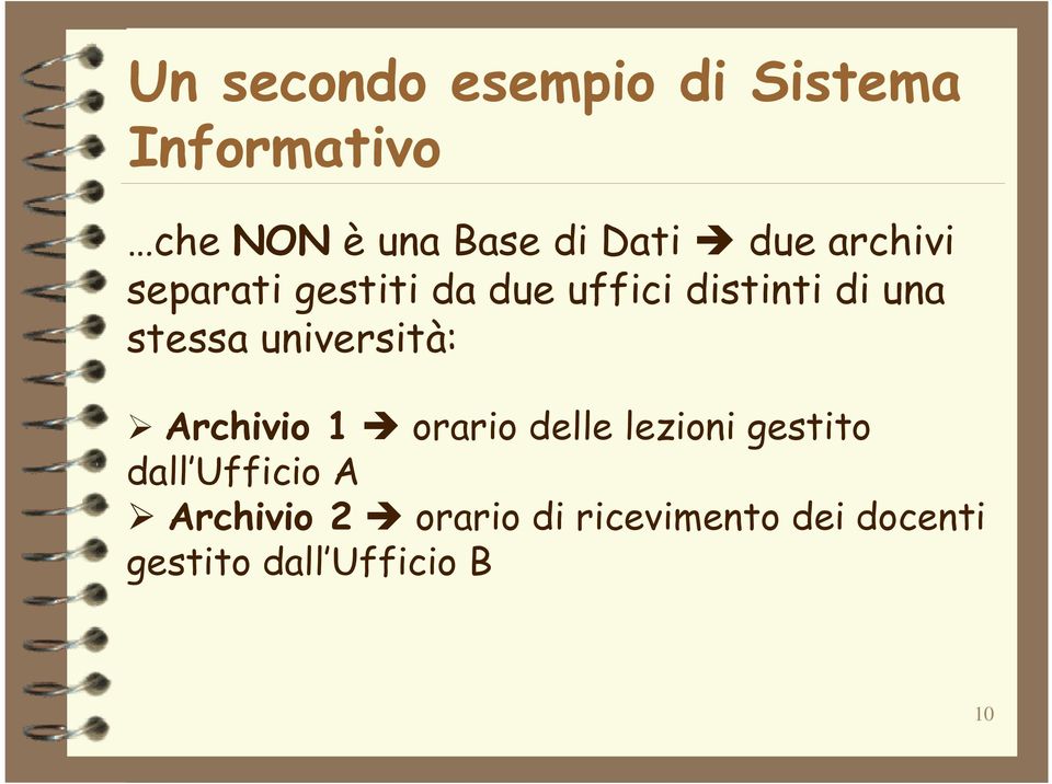 stessa università: Archivio 1 orario delle lezioni gestito dall