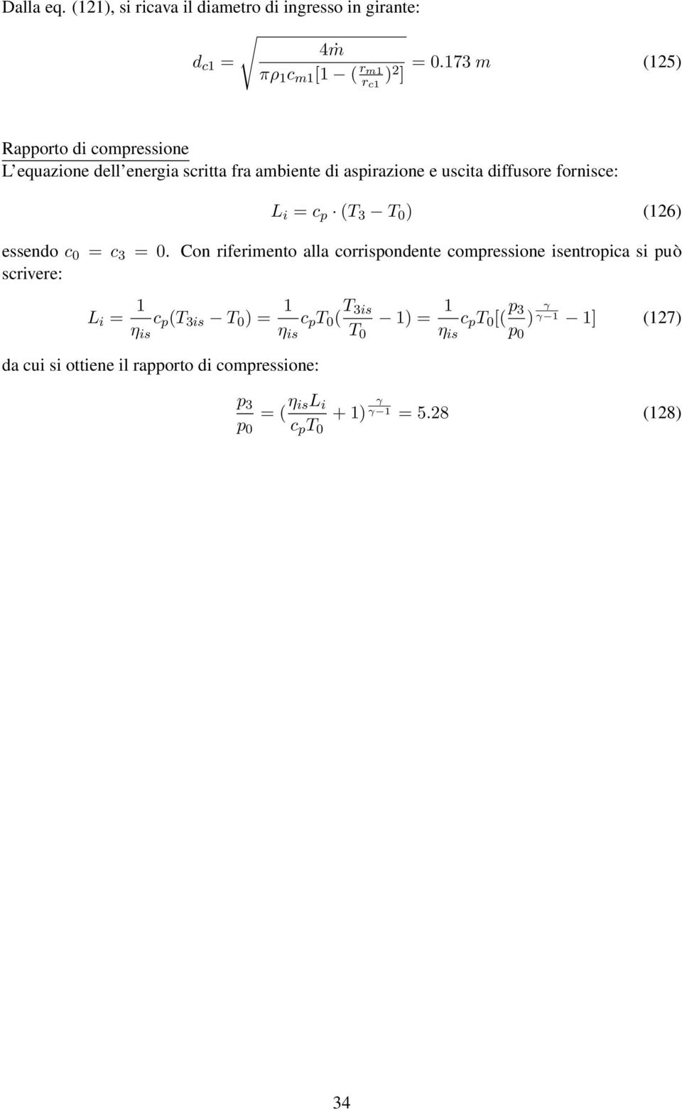 3 T 0 ) (126) essendo c 0 = c 3 = 0.