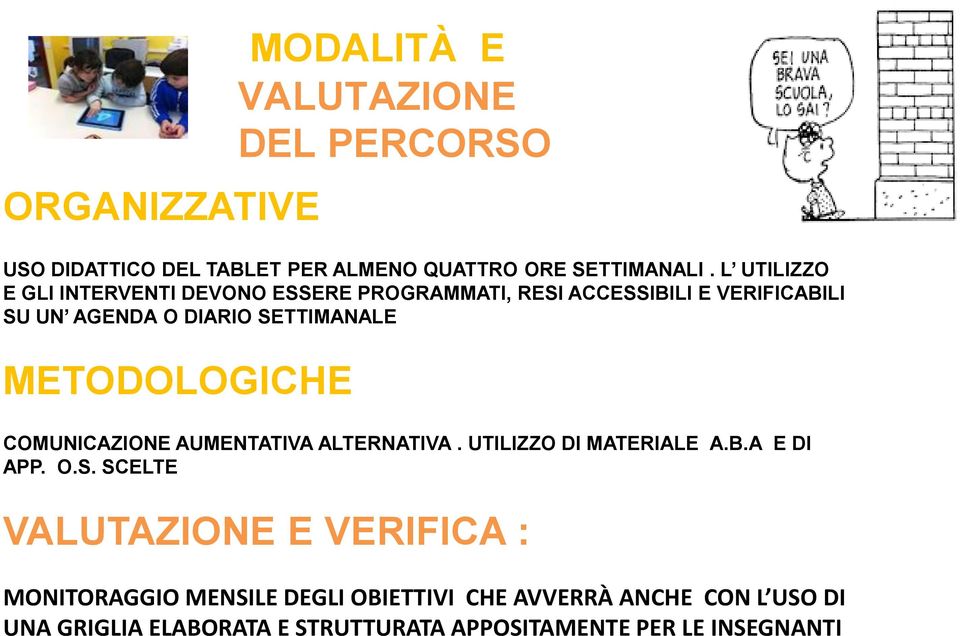 METODOLOGICHE COMUNICAZIONE AUMENTATIVA ALTERNATIVA. UTILIZZO DI MATERIALE A.B.A E DI APP. O.S.