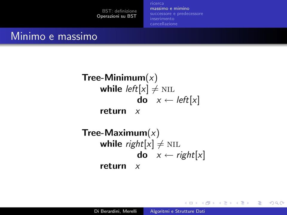 x left[x] return x Tree-Maximum(x)
