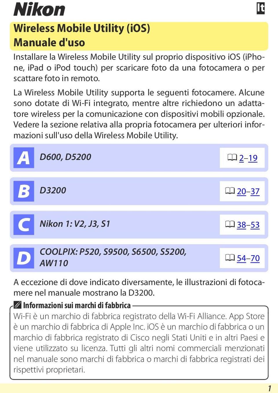 Alcune sono dotate di Wi-Fi integrato, mentre altre richiedono un adattatore wireless per la comunicazione con dispositivi mobili opzionale.