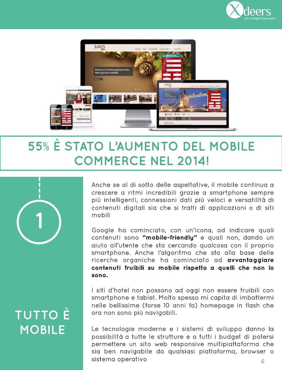 contenuti digitali sia che si tratti di applicazioni o di siti mobili Google ha cominciato, con un icona, ad indicare quali contenuti sono mobile-friendly e quali non, dando un aiuto all utente che