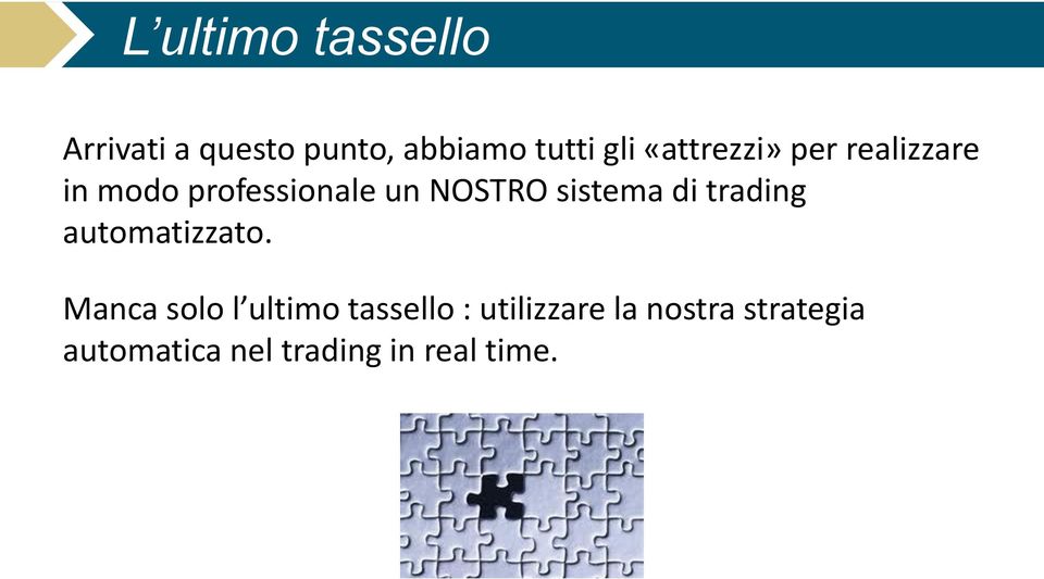 sistema di trading automatizzato.