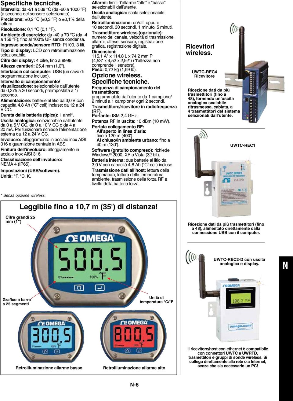 Cifre del display: 4 cifre, fino a 9999. Altezza caratteri: 25,4 mm (1,0"). Interfaccia col computer: USB (un cavo di programmazione incluso).