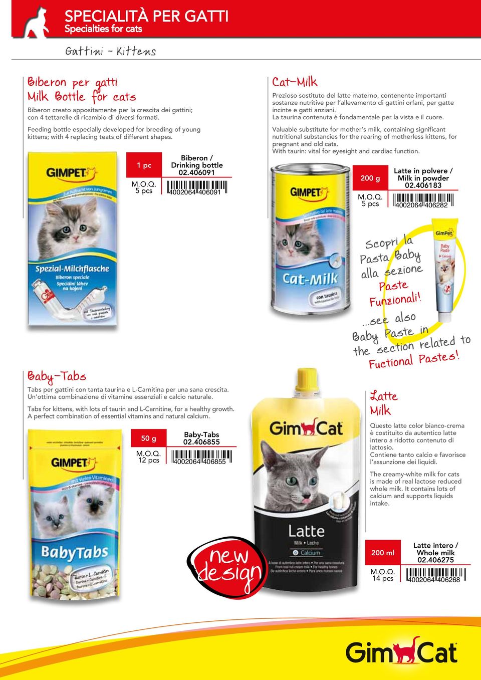 406091 5 pcs Cat-Milk Prezioso sostituto del latte materno, contenente importanti sostanze nutritive per l allevamento di gattini orfani, per gatte incinte e gatti anziani.