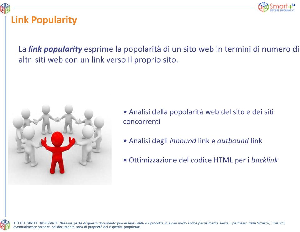 Analisi della popolarità web del sito e dei siti concorrenti Analisi