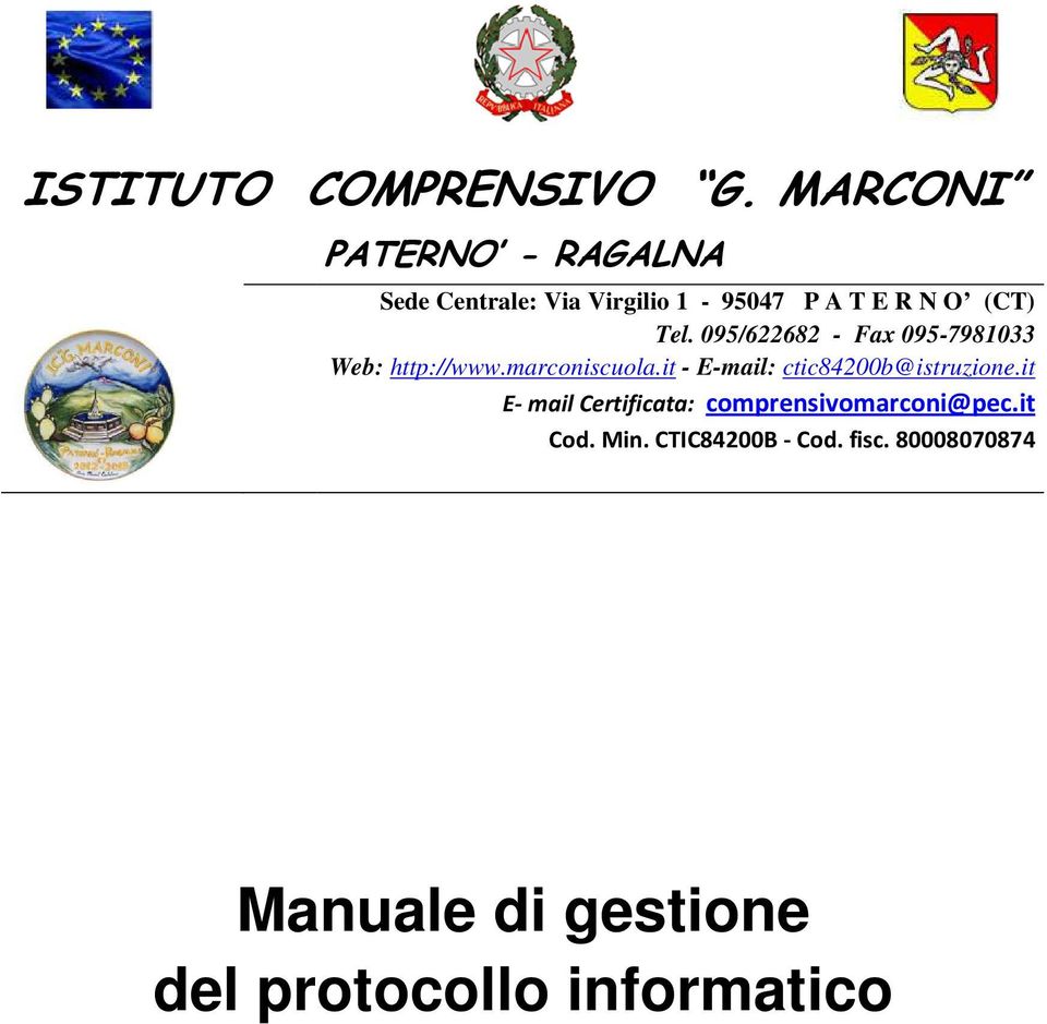095/622682 - Fax 095-7981033 Web: http://www.marconiscuola.