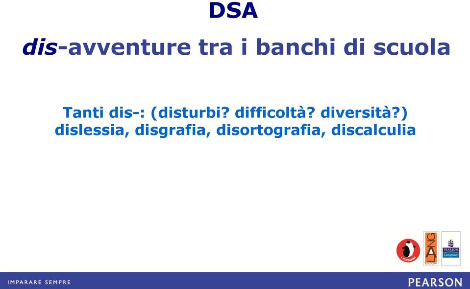 difficoltà? diversità?