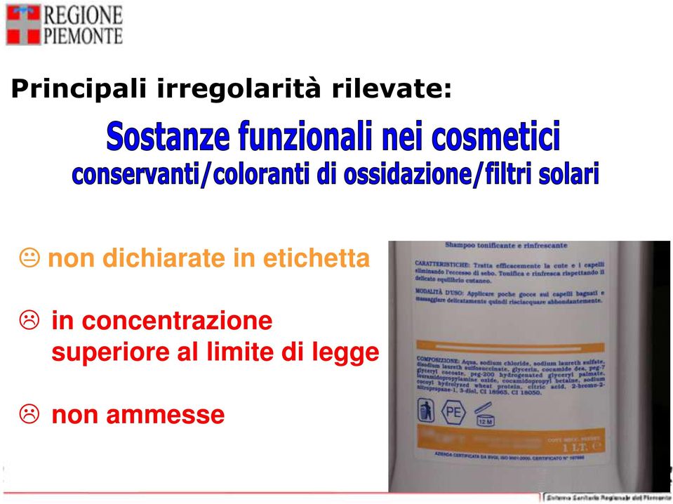 etichetta in concentrazione