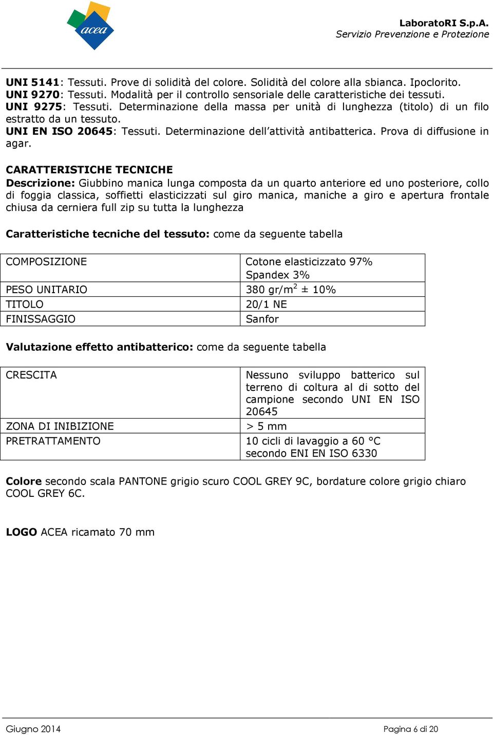 Prova di diffusione in agar.