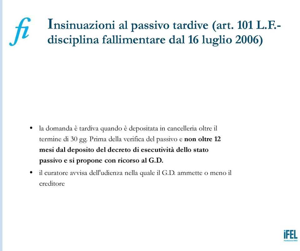 cancelleria oltre il termine di 30 gg.