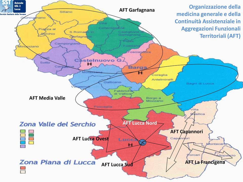 Funzionali Territoriali (AFT) AFT Media Valle AFT Lucca