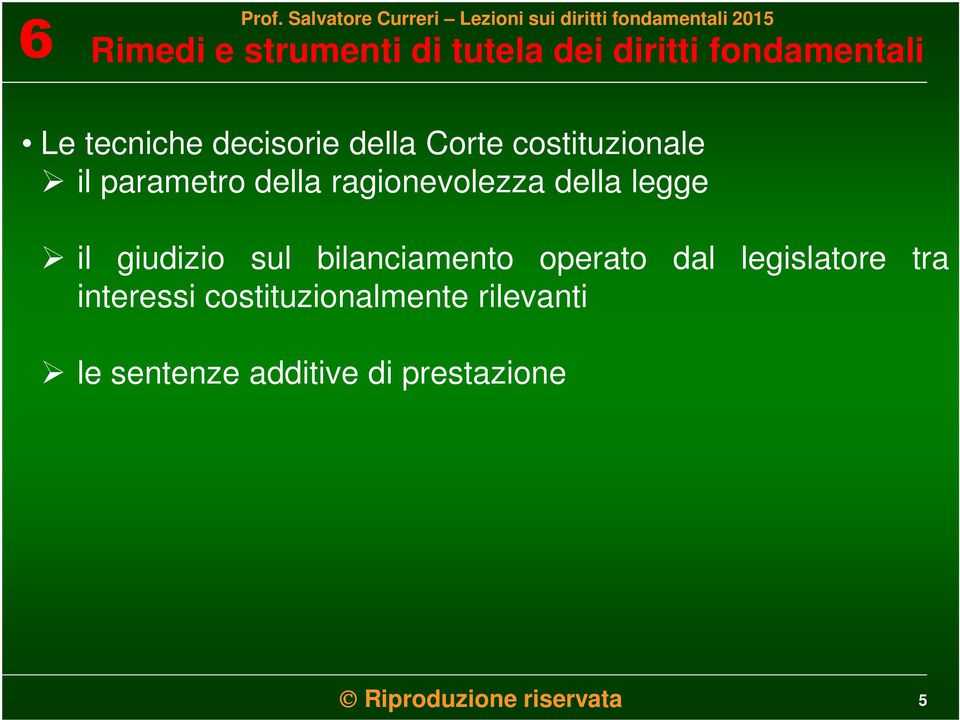 operato dal legislatore tra interessi costituzionalmente