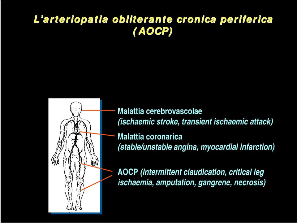 Malattia coronarica (stable/unstable angina, myocardial infarction)