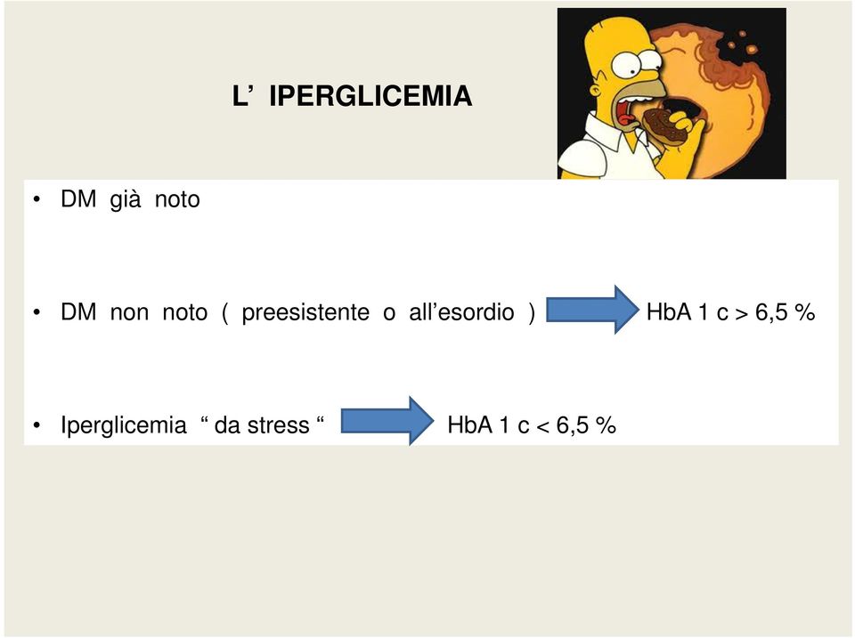 esordio ) HbA 1 c > 6,5 %