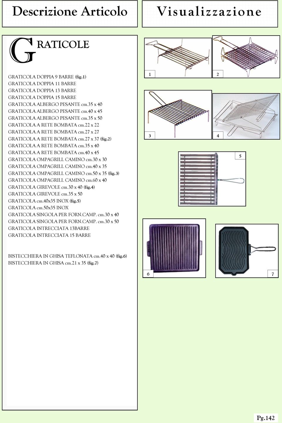 5 x 0 GRATICOLA A RETE BOMBATA cm.0 x 5 GRATICOLA OMPAGRILL CAMINO cm.0 x 0 GRATICOLA OMPAGRILL CAMINO cm.0 x 5 GRATICOLA OMPAGRILL CAMINO cm.50 x 5 (fig.) GRATICOLA OMPAGRILL CAMINO cm.