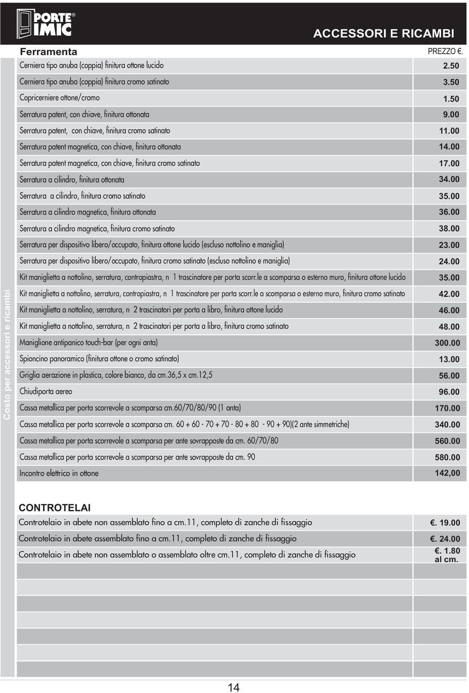 Serratura patent magnetica, con chiave, finitura cromo satinato Serratura a cilindro, finitura ottonata Serratura a cilindro, finitura cromo satinato Serratura a cilindro magnetica, finitura ottonata