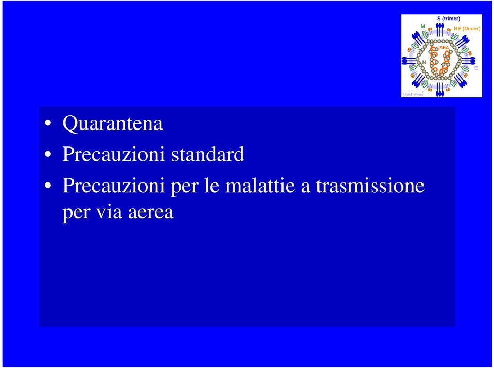 Precauzioni per le