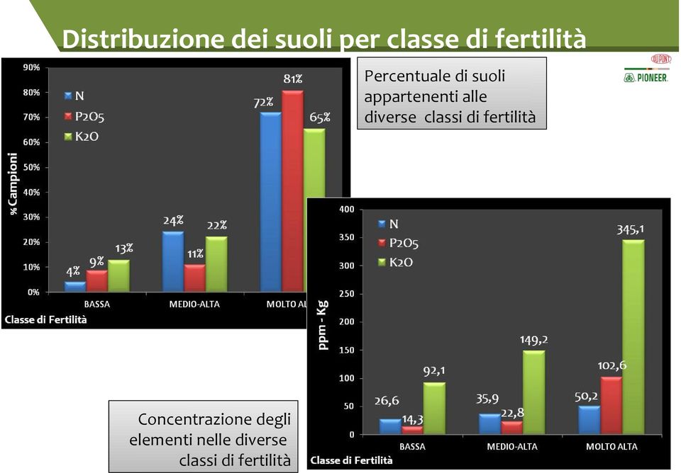 alle diverse classi di fertilità