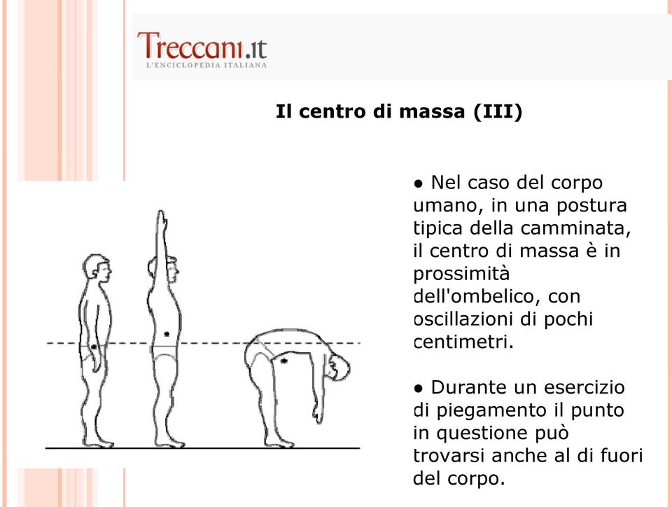 dell'ombelico, con oscillazioni di pochi centimetri.