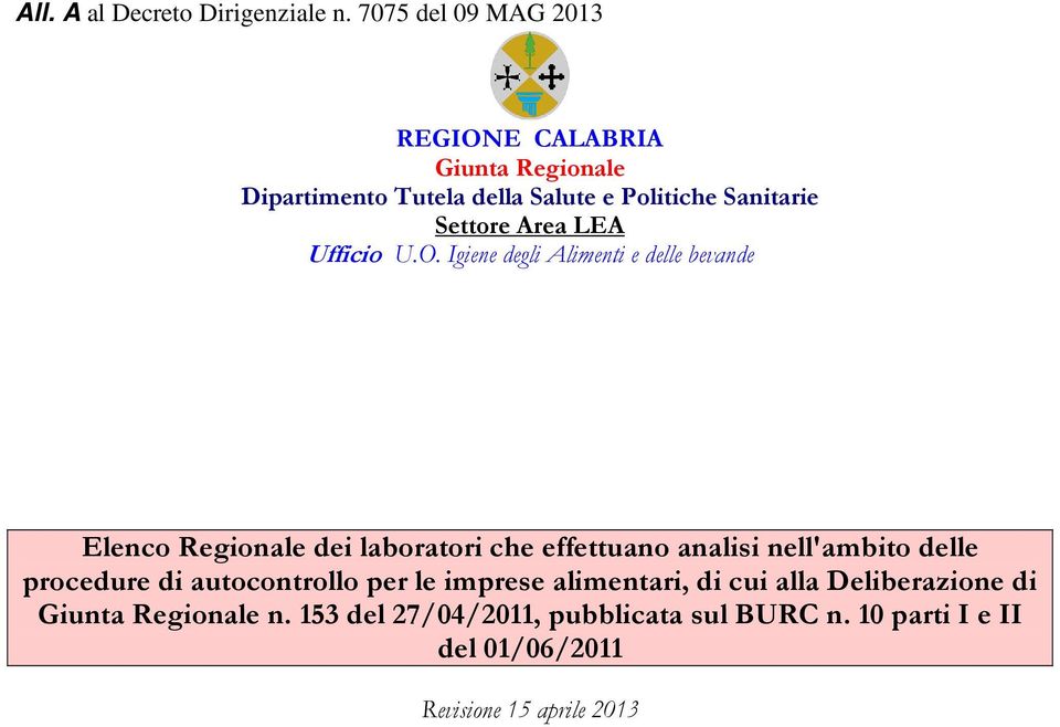 Area LEA Ufficio U.O.