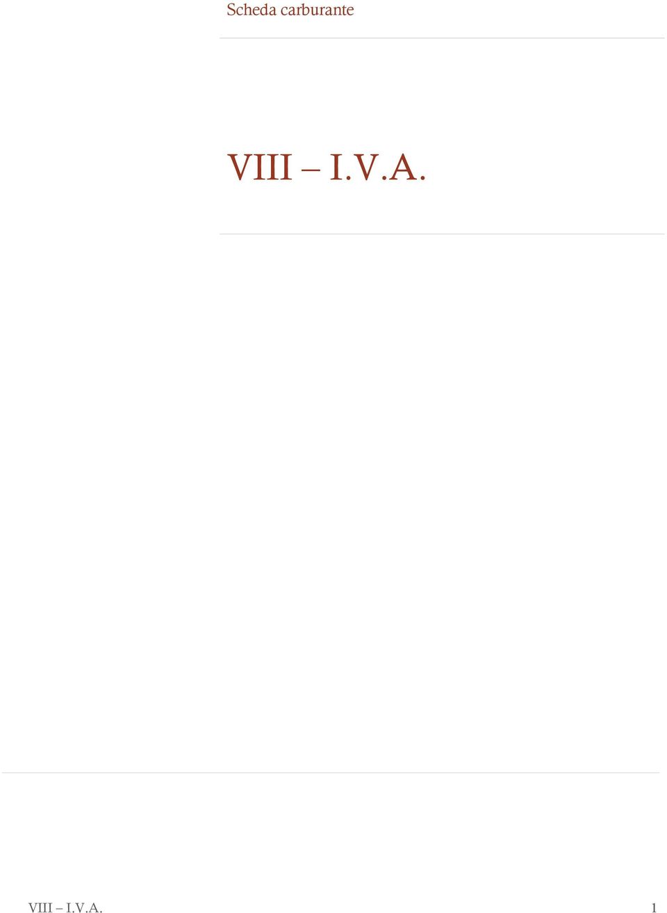VIII I.V.A.