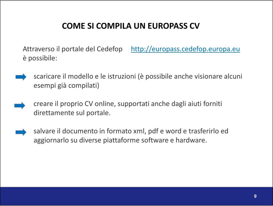 eu è possibile: scaricare il modello e le istruzioni (è possibile anche visionare alcuni esempi già